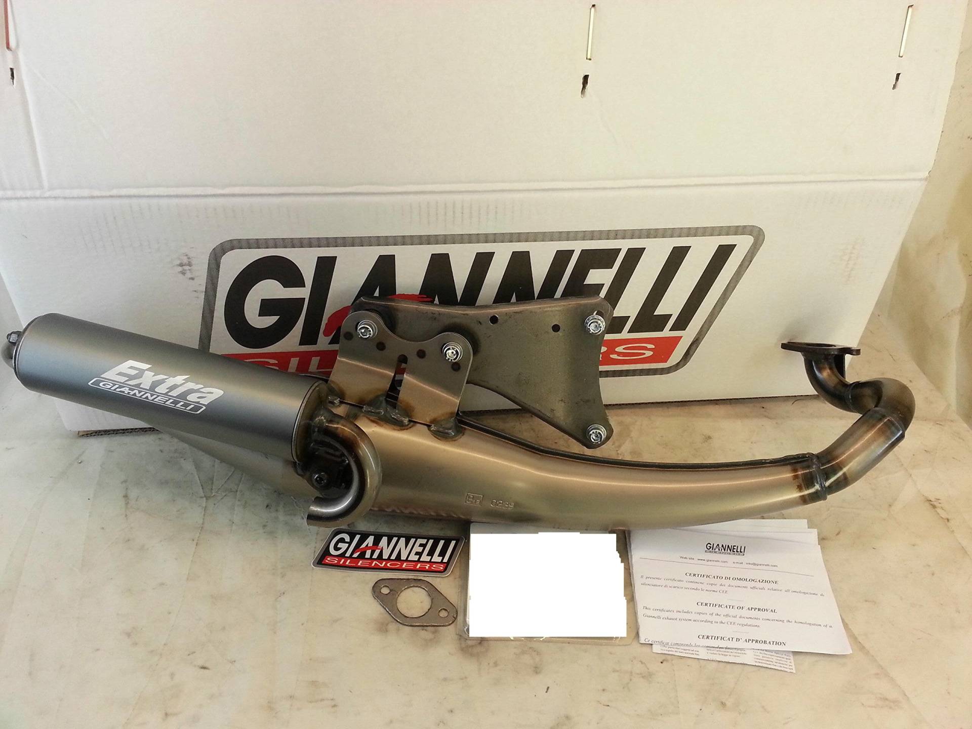 GIANNELLI EXTRA V2 MALAGUTI F10 J.L.93-01 HOMOL. E XHAUST WITH ALUMINIUM SILENCER TITANIUM COLOUR GIANNELLI EXTRA V2 MALAGUTI F10 J.L.93-01 HOMOL. E XHAUST WITH ALUMINIUM SILENCER TITANIUM COLOUR von Giannelli
