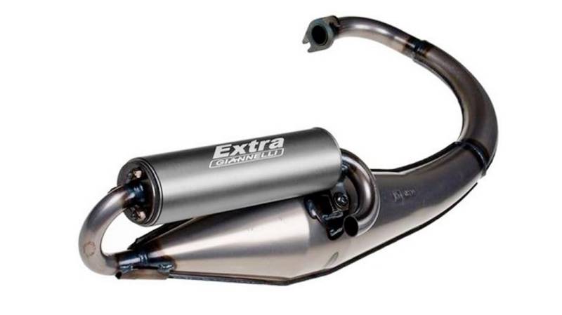 GIANNELLI EXTRA V2 MBK BOOSTER R 92/06 SPIRIT-TRAC K 95/06- N.G. 98/06- YAMAHA BWS ORIGINAL -N.G.02/06 EEC E13 WITH ALUMINIUM SIL, ohne, 16 von Giannelli