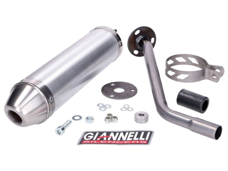 GIANNELLI BETA RR 50 MOTARD'12 / RR 50 ENDURO'12 / RR ENDURO 50 FACTORY '15/16 HOMOLOGATED ALUMINIUM SILENCER, Ohne von Giannelli
