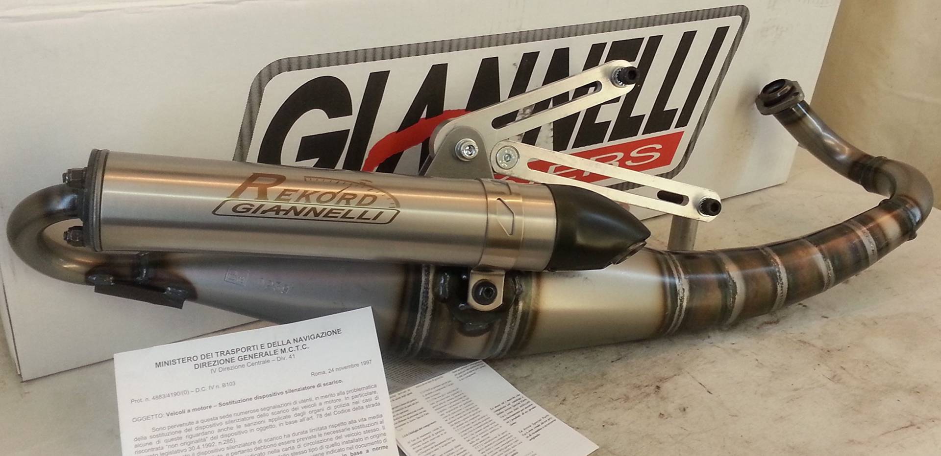 GIANNELLI PIAGGIO TYPHOON 50 2T'13 REKORD EXHAUST, ohne, 16 GIANNELLI PIAGGIO TYPHOON 50 2T'13 REKORD EXHAUST, ohne, 16 von Giannelli