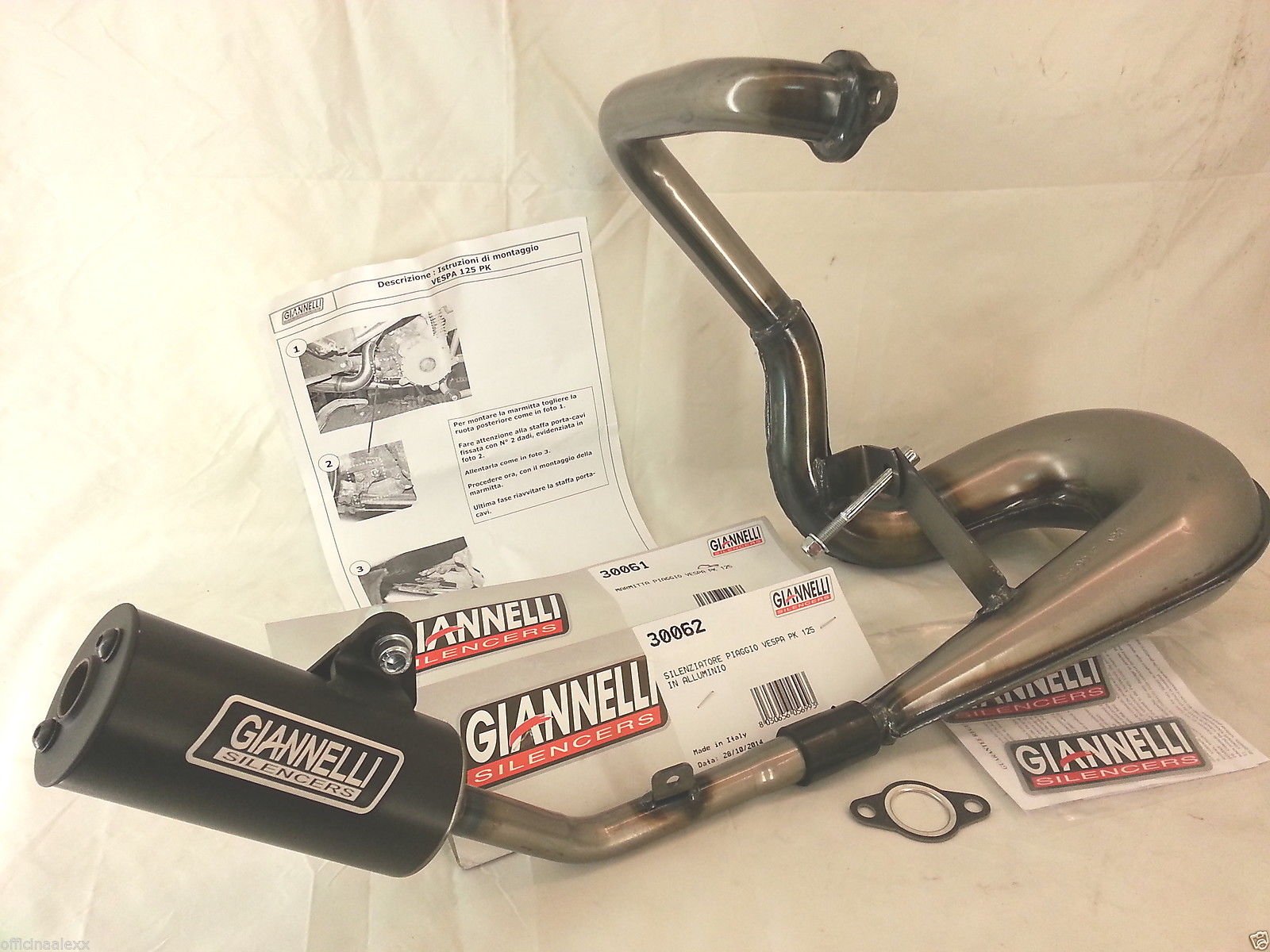 GIANNELLI PIAGGIO VESPA 125 PK - XL - ETS EXHAUST GIANNELLI PIAGGIO VESPA 125 PK - XL - ETS EXHAUST von Giannelli