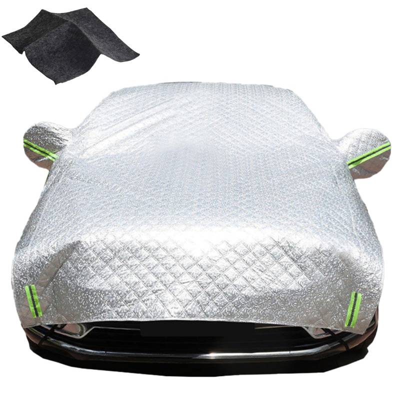 Hail Protector Car Cover, 2025 Upgraded Car Blanket for Hail, Waterproof All Weather, Outdoor Sun Rain Dust Protection, With Reflective Strips for Sedan/Suv/Mpv/Hatchback (Aluminum Film-upgrade,Sedan) von Gienslru