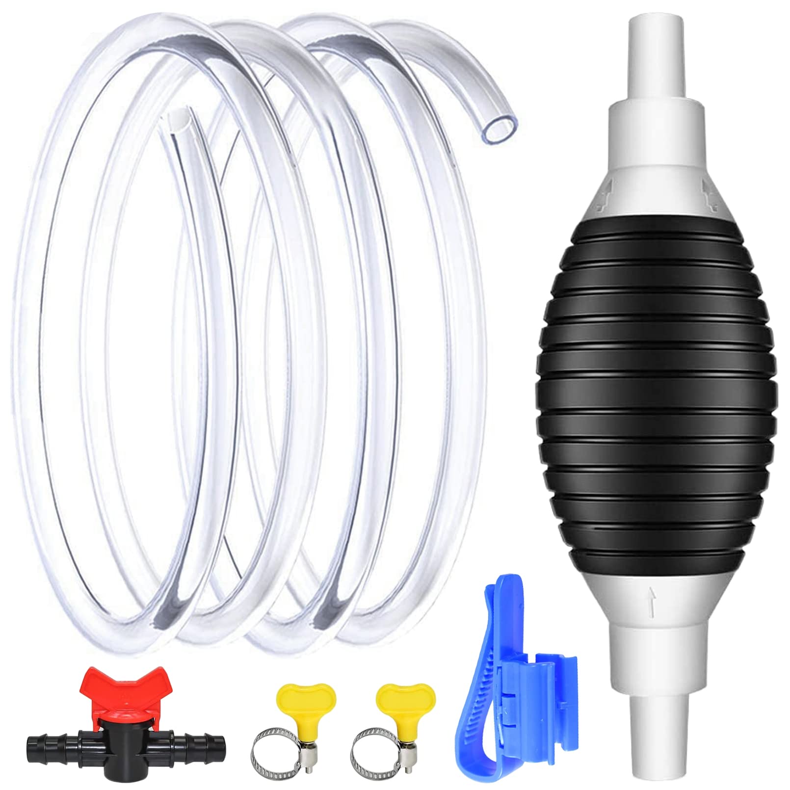 3 Meter Handpumpe Umfüllpumpe Benzinpumpe Dieselpumpe, Tragbare Kraftstoffpumpe Ölabsaugpumpe Benzinabsaugpumpe Universal Siphonpumpe Absdugpumpe Förderpumpe für Kraftstoffe Diesel Benzin Öl Wasser 3 Meter Handpumpe Umfüllpumpe Benzinpumpe Dieselpumpe, Tragbare Kraftstoffpumpe Ölabsaugpumpe Benzinabsaugpumpe Universal Siphonpumpe Absdugpumpe Förderpumpe für Kraftstoffe Diesel Benzin Öl Wasser von Gilbozho
