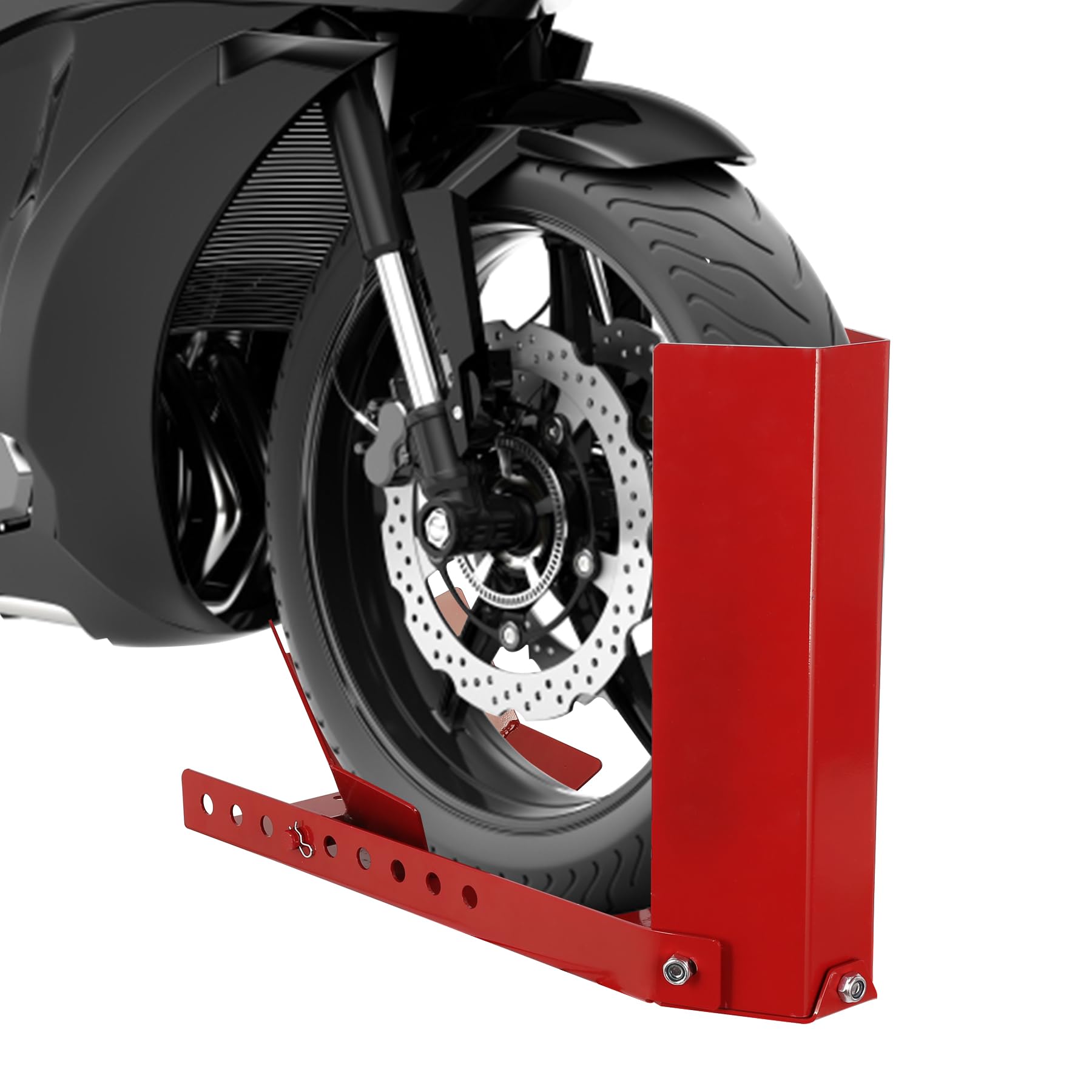 Gimisgu Motorradwippe Anhänger Vorderrad Motorrad Montageständer, 1 Stück Vorderradklemme Motorrad Ständer, Geeignet für 8-24 Zoll Reifen,Transportständer Radwippe Gimisgu Motorradwippe Anhänger Vorderrad Motorrad Montageständer, 1 Stück Vorderradklemme Motorrad Ständer, Geeignet für 8-24 Zoll Reifen,Transportständer Radwippe von Gimisgu