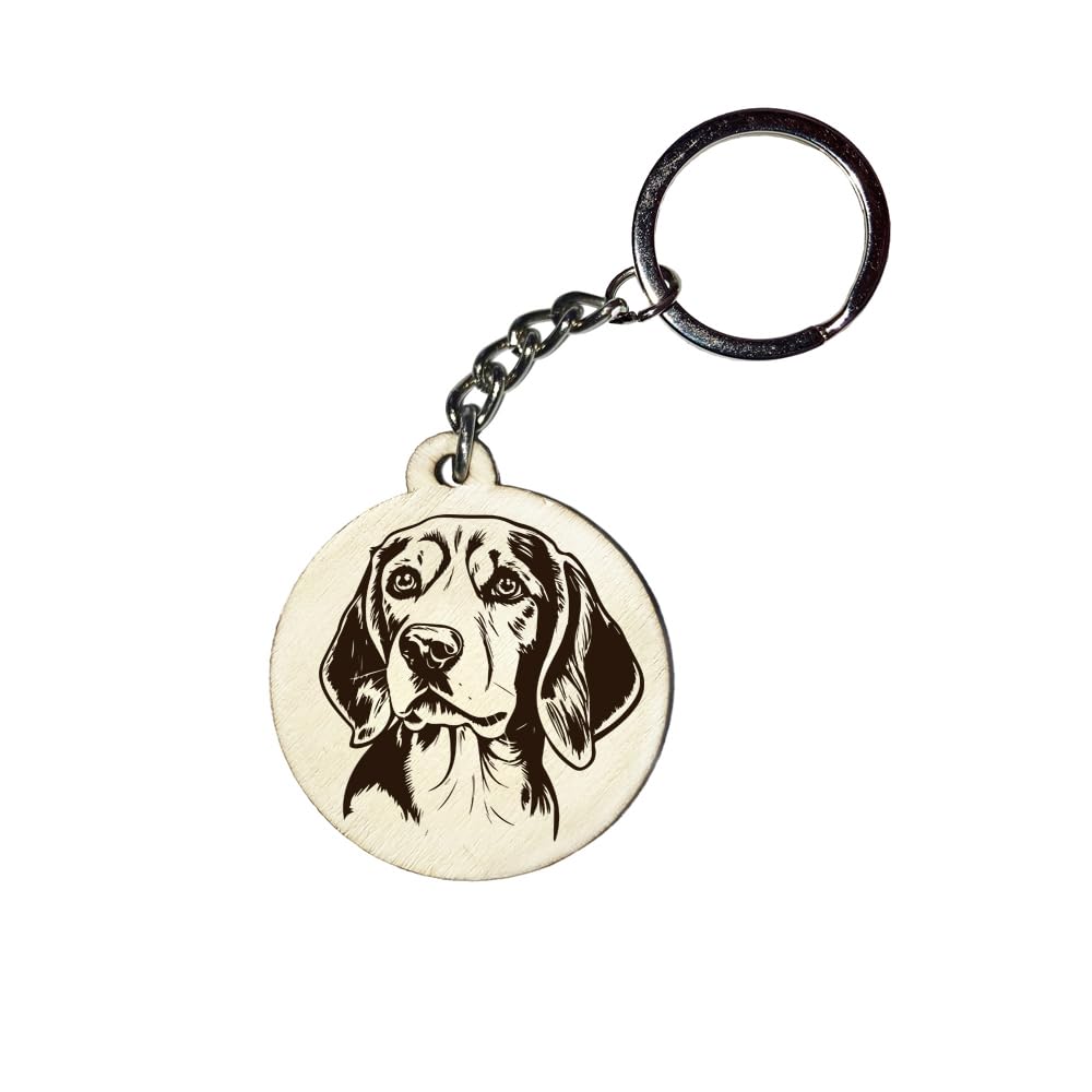 Girahlutions Holz Schlüsselanhänger Hundemarke Rund Ø 35mm Hunderasse Gravur Ihr Hund mit Name Wunschname Personalisiert Beagle Girahlutions Holz Schlüsselanhänger Hundemarke Rund Ø 35mm Hunderasse Gravur Ihr Hund mit Name Wunschname Personalisiert Beagle von Girahlutions