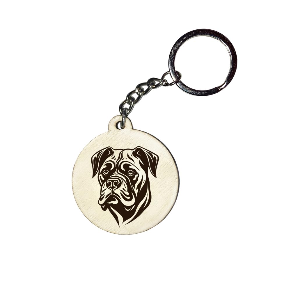 Girahlutions Holz Schlüsselanhänger Hundemarke Rund Ø 35mm Hunderasse Gravur Ihr Hund mit Name Wunschname Personalisiert Cane Corso Girahlutions Holz Schlüsselanhänger Hundemarke Rund Ø 35mm Hunderasse Gravur Ihr Hund mit Name Wunschname Personalisiert Cane Corso von Girahlutions