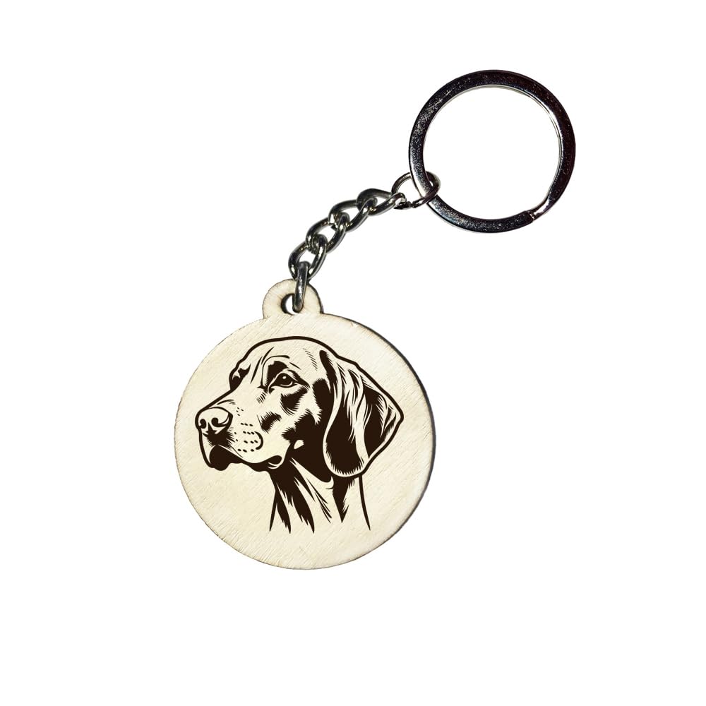 Girahlutions Holz Schlüsselanhänger Hundemarke Rund Ø 35mm Hunderasse Gravur Ihr Hund mit Name Wunschname Personalisiert Vizsla Girahlutions Holz Schlüsselanhänger Hundemarke Rund Ø 35mm Hunderasse Gravur Ihr Hund mit Name Wunschname Personalisiert Vizsla von Girahlutions