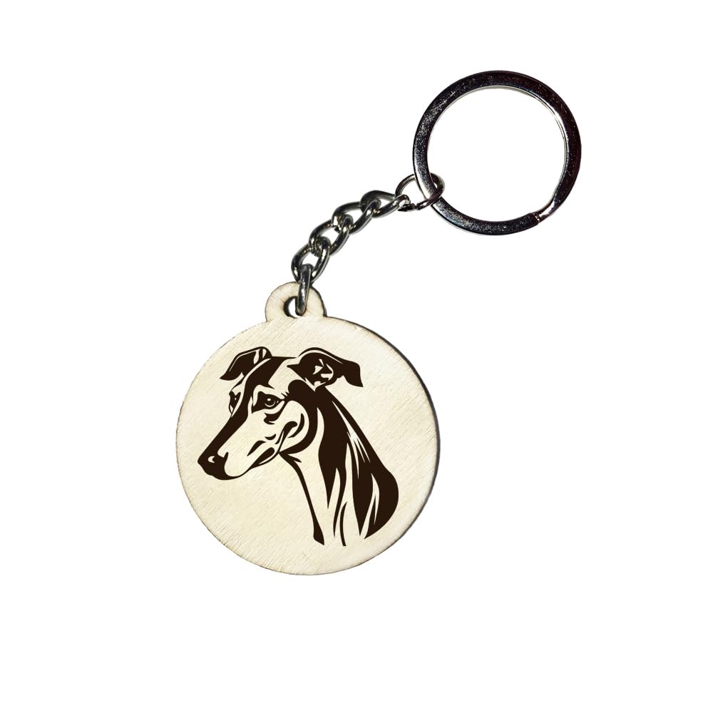 Girahlutions Holz Schlüsselanhänger Hundemarke Rund Ø 35mm Hunderasse Gravur Ihr Hund mit Name Wunschname Personalisiert Windhund Girahlutions Holz Schlüsselanhänger Hundemarke Rund Ø 35mm Hunderasse Gravur Ihr Hund mit Name Wunschname Personalisiert Windhund von Girahlutions