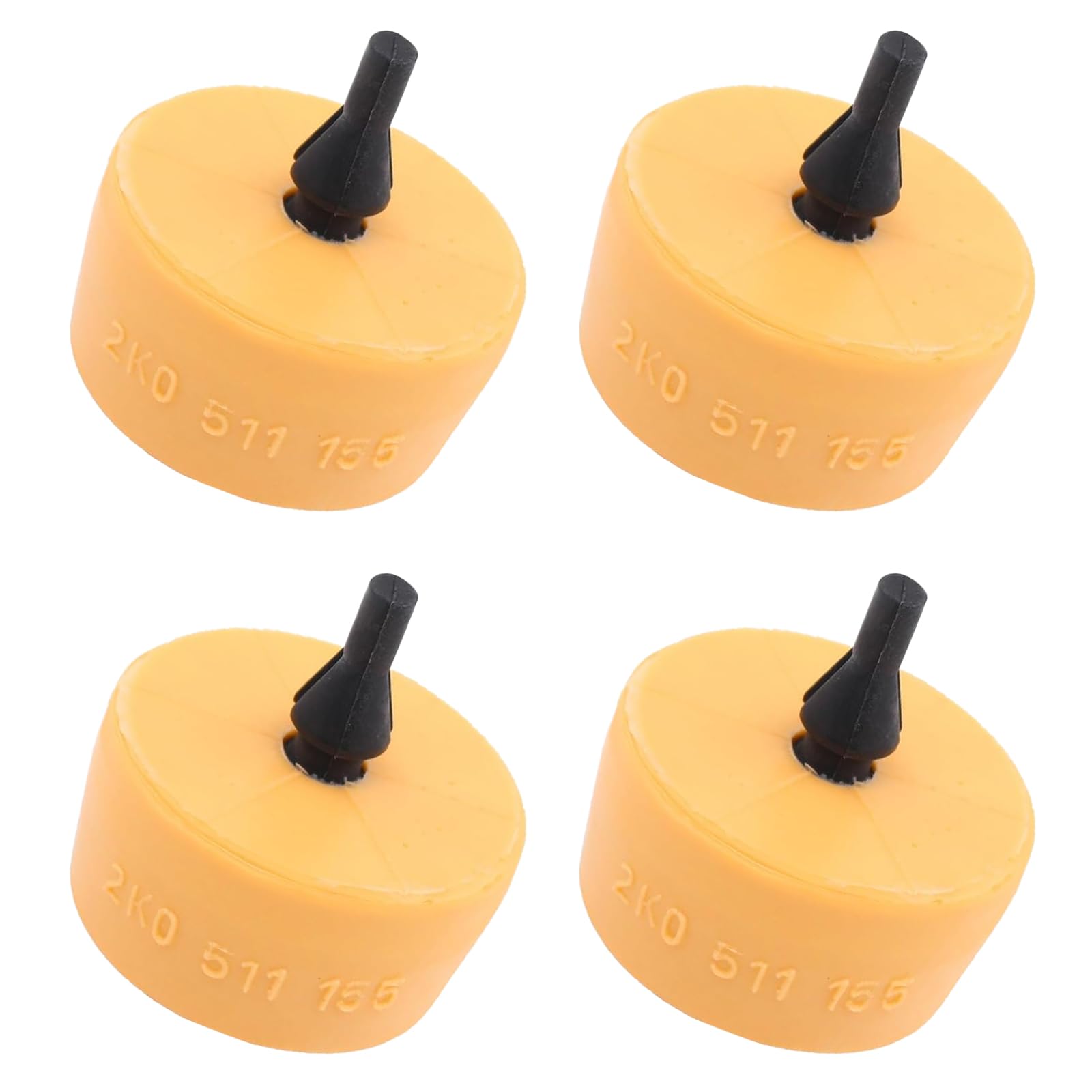 Anschlagpuffer Federung 2K0511155A Blattfeder Anschlag Federwegsbegrenzer,Anschlag Federwegsbegrenzer Anschlaggummi Gummipuffer Kompatibel für Caddy 2K Caddy 3 2004-2015 von GisWell
