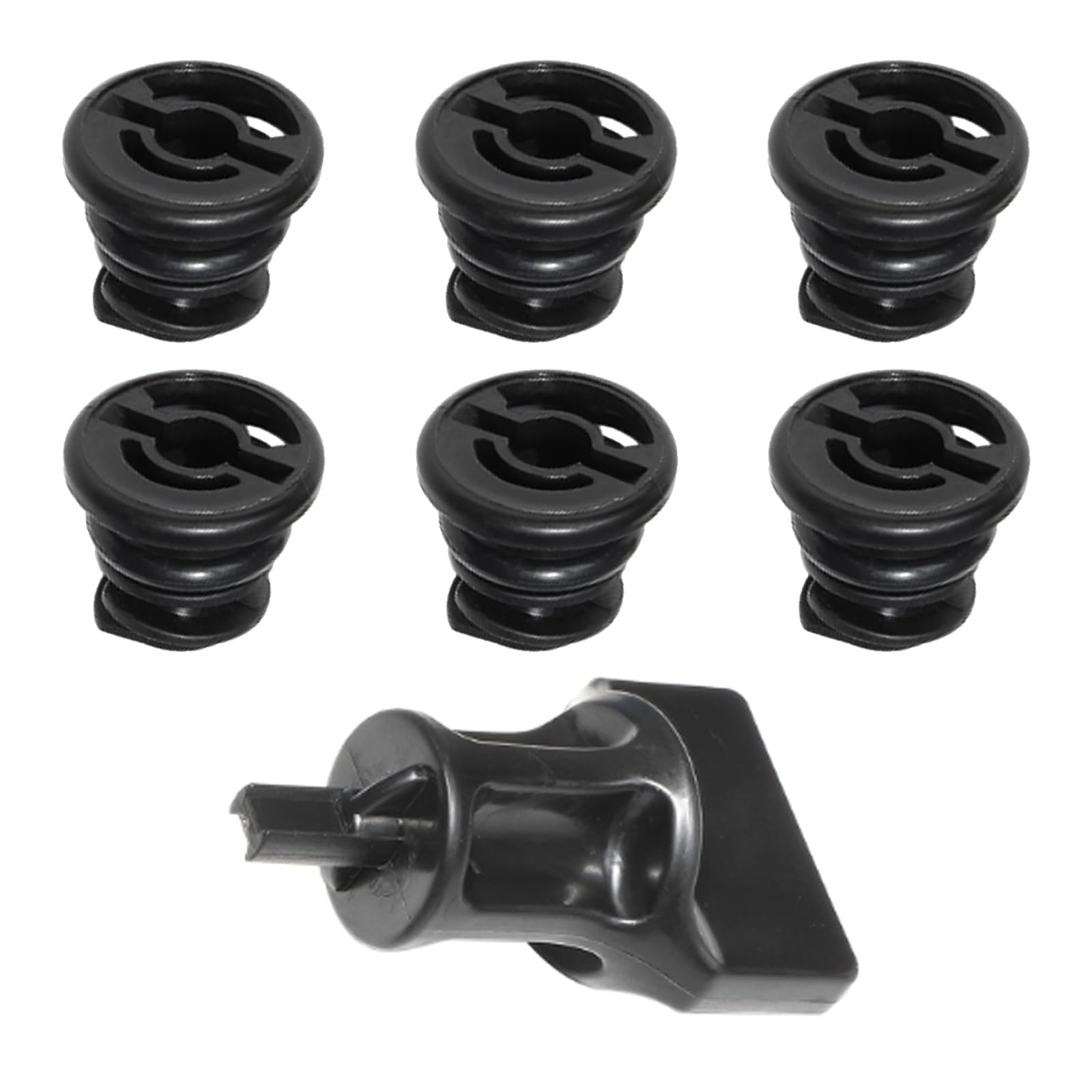 GisWell Ölablassschraube 6er Pack Set der Ölablassschraube Ölschraube mit Verschiedene Modelle für Volkswagen 1.8L 2.0L Benzinmotoren 06L103801 von GisWell