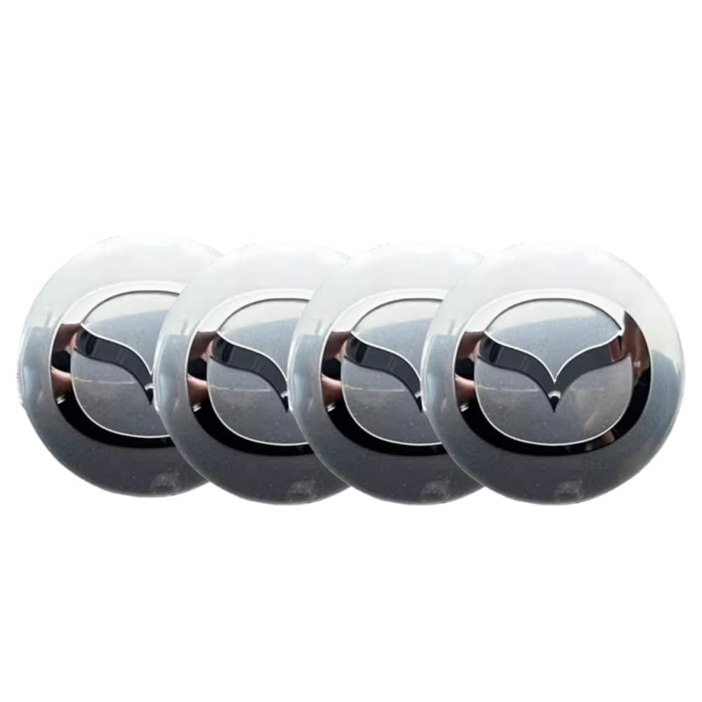 4 Stück Auto Nabendeckel Aufkleber, für Mazda MX 5 Miata NA NB NC ND 65MM Wasserdicht staubdicht Nabenkappen Abzeichen Felgen Auto Radnabenkappen,B 4 Stück Auto Nabendeckel Aufkleber, für Mazda MX 5 Miata NA NB NC ND 65MM Wasserdicht staubdicht Nabenkappen Abzeichen Felgen Auto Radnabenkappen,B von Gisltv