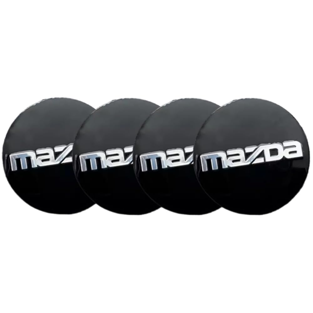 4 Stück Auto Nabendeckel Aufkleber, für Mazda MX 5 RF ND MX5 56MM Wasserdicht staubdicht Nabenkappen Abzeichen Felgen Auto Radnabenkappen,A 4 Stück Auto Nabendeckel Aufkleber, für Mazda MX 5 RF ND MX5 56MM Wasserdicht staubdicht Nabenkappen Abzeichen Felgen Auto Radnabenkappen,A von Gisltv