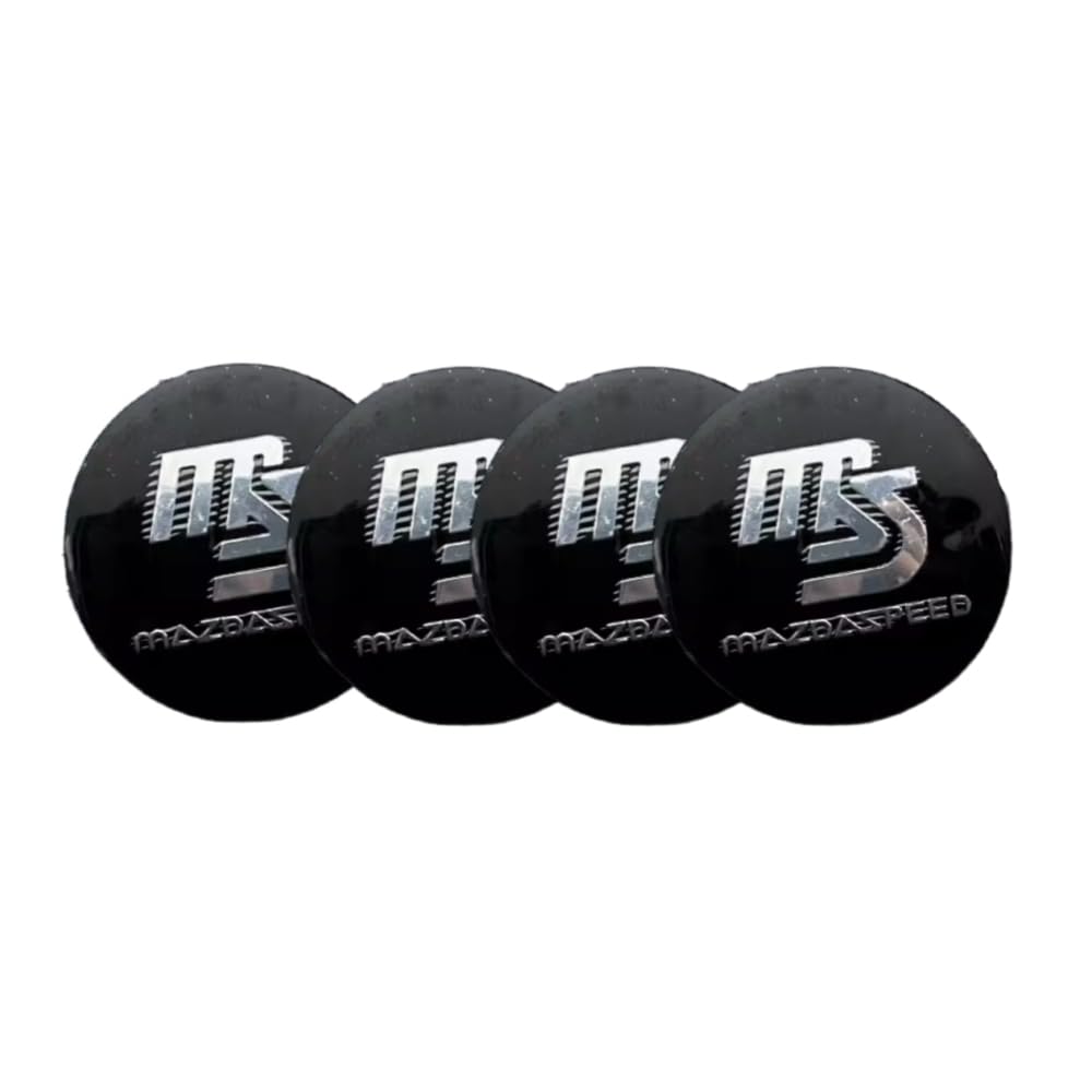 4 Stück Auto Nabendeckel Aufkleber, für Mazda MX 5 RF ND MX5 56MM Wasserdicht staubdicht Nabenkappen Abzeichen Felgen Auto Radnabenkappen,A 4 Stück Auto Nabendeckel Aufkleber, für Mazda MX 5 RF ND MX5 56MM Wasserdicht staubdicht Nabenkappen Abzeichen Felgen Auto Radnabenkappen,A von Gisltv
