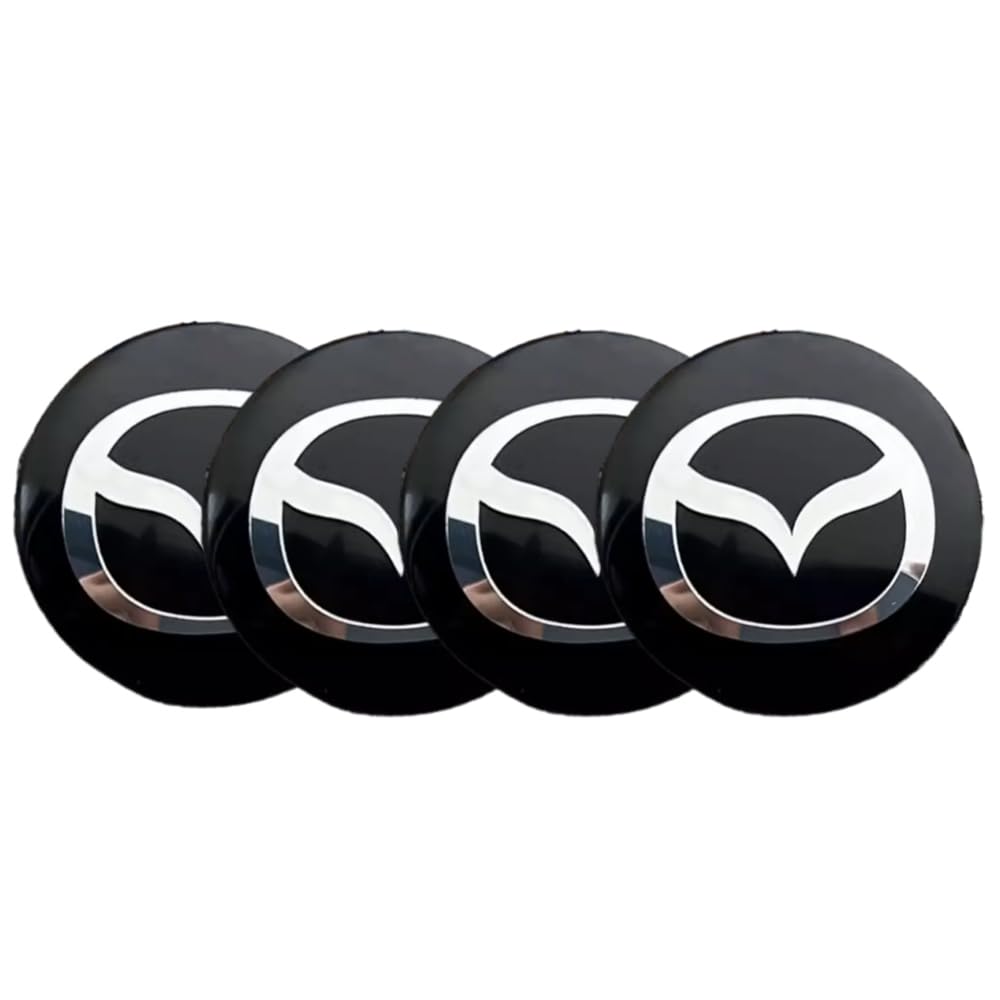 4 Stück Auto Nabendeckel Aufkleber, für Mazda MX 5 RF ND MX5 65MM Wasserdicht staubdicht Nabenkappen Abzeichen Felgen Auto Radnabenkappen,A 4 Stück Auto Nabendeckel Aufkleber, für Mazda MX 5 RF ND MX5 65MM Wasserdicht staubdicht Nabenkappen Abzeichen Felgen Auto Radnabenkappen,A von Gisltv
