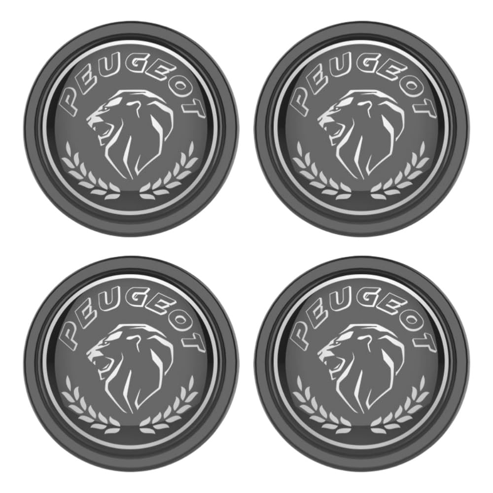 4 Stück Auto Nabendeckel Aufkleber, für Peugeot 5008 2017-2021 60MM Wasserdicht staubdicht Nabenkappen Abzeichen Felgen Auto Radnabenkappen,A 4 Stück Auto Nabendeckel Aufkleber, für Peugeot 5008 2017-2021 60MM Wasserdicht staubdicht Nabenkappen Abzeichen Felgen Auto Radnabenkappen,A von Gisltv