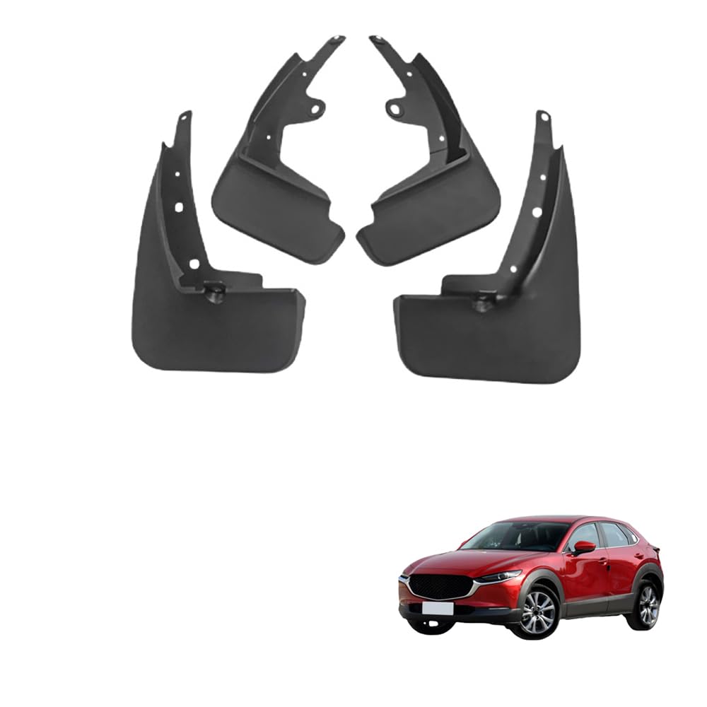 4Pcs Auto Schmutzfänger, für Mazda CX-30 2020 Spritzwasser wasserdicht Kotflügel Karosserie Styling Zubehör,A 4Pcs Auto Schmutzfänger, für Mazda CX-30 2020 Spritzwasser wasserdicht Kotflügel Karosserie Styling Zubehör,A von Gisltv