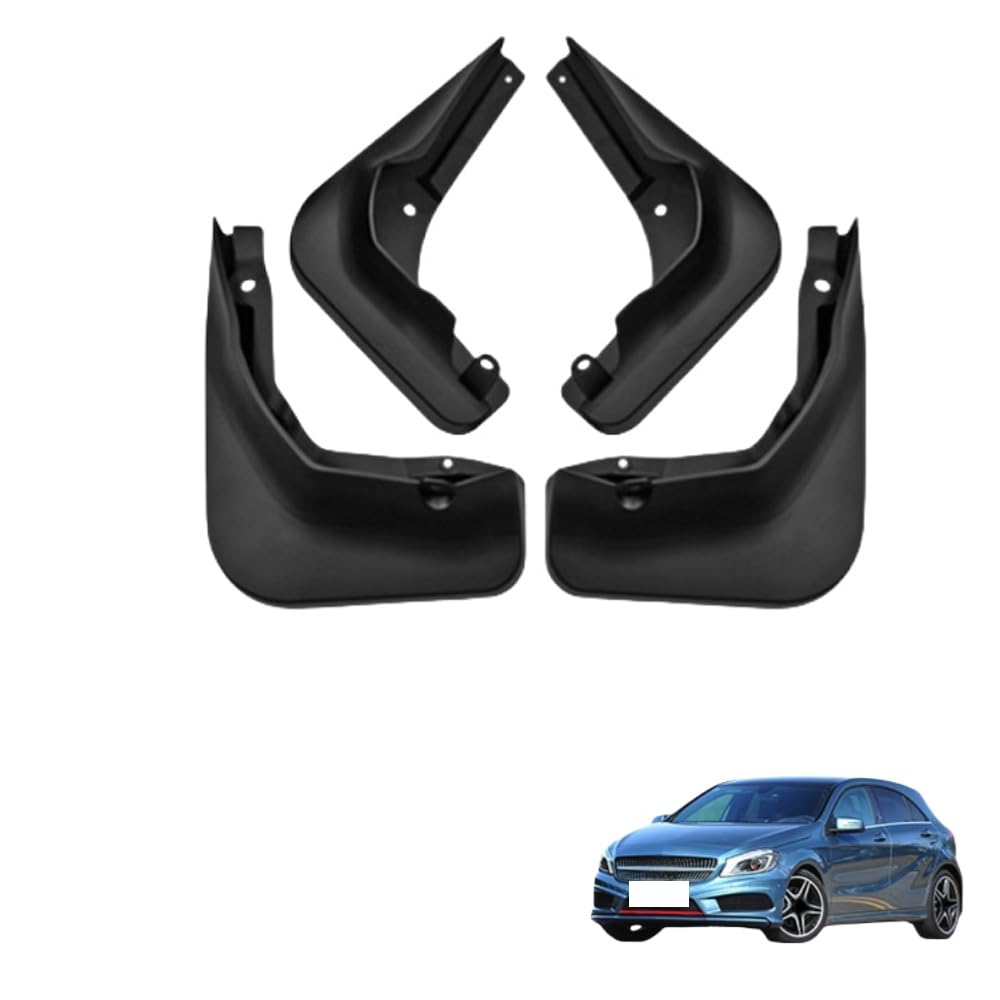 4Pcs Auto Schmutzfänger, für Mercedes-Benz A-Class Sedan 2013-2018 Spritzwasser wasserdicht Kotflügel Karosserie Styling Zubehör,A 4Pcs Auto Schmutzfänger, für Mercedes-Benz A-Class Sedan 2013-2018 Spritzwasser wasserdicht Kotflügel Karosserie Styling Zubehör,A von Gisltv