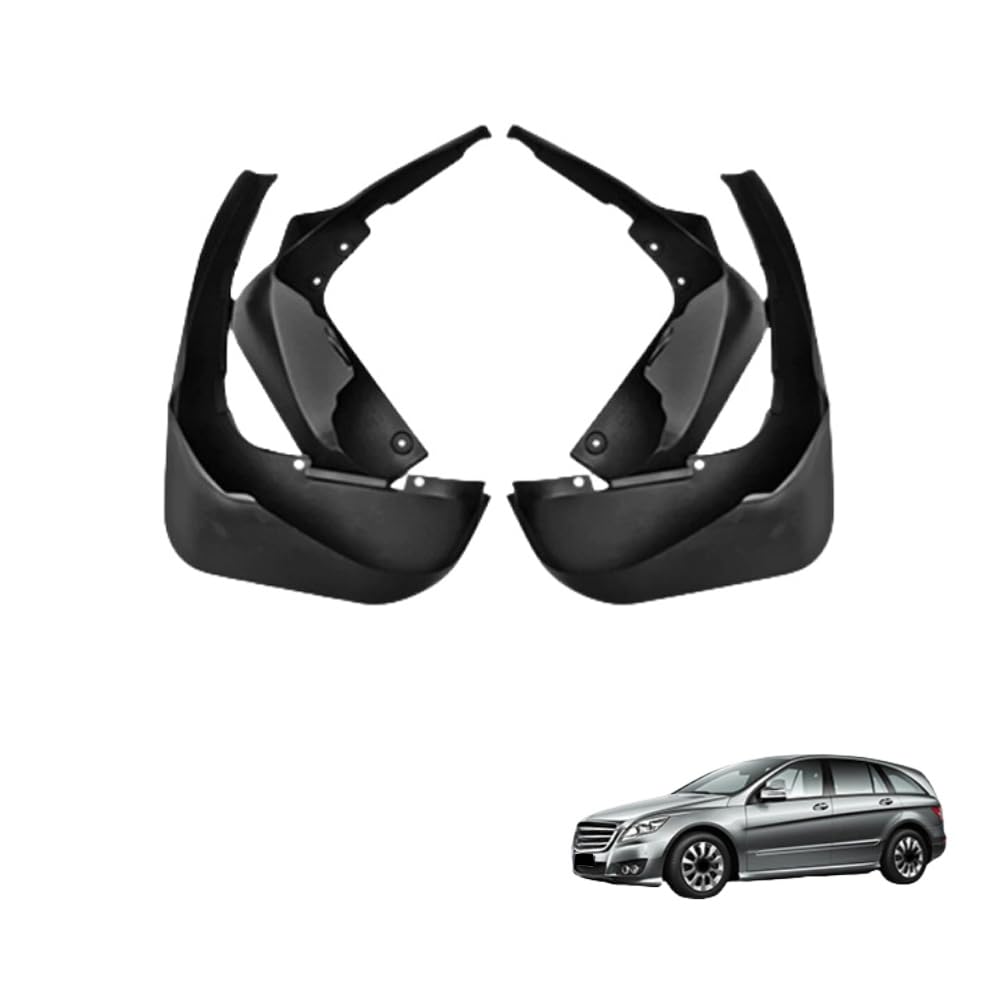 4Pcs Auto Schmutzfänger, für Mercedes-Benz R-Class 2011-2022 Spritzwasser wasserdicht Kotflügel Karosserie Styling Zubehör,A 4Pcs Auto Schmutzfänger, für Mercedes-Benz R-Class 2011-2022 Spritzwasser wasserdicht Kotflügel Karosserie Styling Zubehör,A von Gisltv