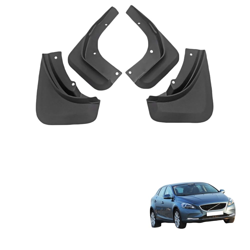 4Pcs Auto Schmutzfänger, für Volvo V40 2013-2019 Spritzwasser wasserdicht Kotflügel Karosserie Styling Zubehör,A 4Pcs Auto Schmutzfänger, für Volvo V40 2013-2019 Spritzwasser wasserdicht Kotflügel Karosserie Styling Zubehör,A von Gisltv