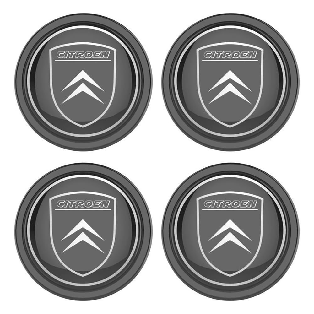 Gisltv 4 Stück Auto Nabendeckel Aufkleber, für Citroen C5 Aircross 2017-2021 60MM Wasserdicht staubdicht Nabenkappen Abzeichen Felgen Auto Radnabenkappen,C Gisltv 4 Stück Auto Nabendeckel Aufkleber, für Citroen C5 Aircross 2017-2021 60MM Wasserdicht staubdicht Nabenkappen Abzeichen Felgen Auto Radnabenkappen,C von Gisltv
