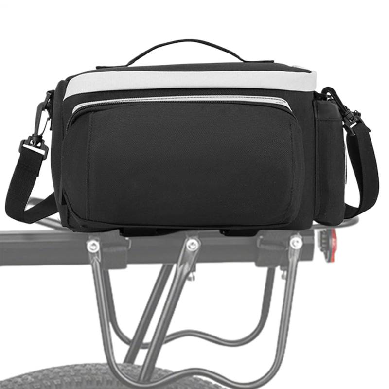 Hinterradtasche, Kofferraumtasche, wasserdichte Gepäckträgertaschen, Fahrradzubehör für Stadt, Lebensmittel, Reisen, Straße, Berg, , Schmutzfahrten, 33 x 23 x 58 cm von Gitekain