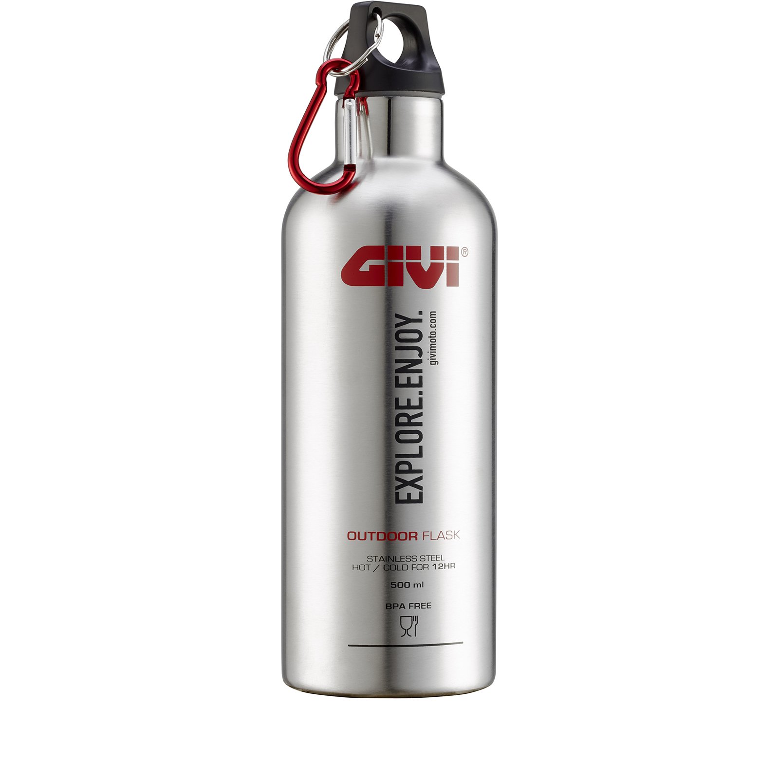 Thermo Trinkflasche aus Edelstahl BPA frei von Givi