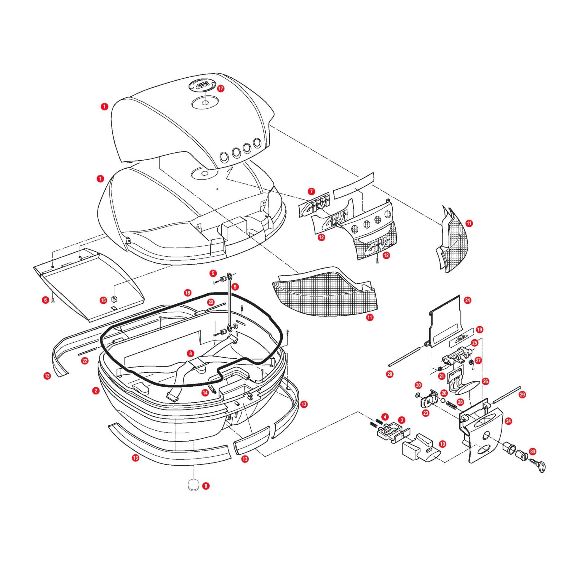 FILO APERTURA E41 - B33 - B47 - TRK GIVI Z599 FILO APERTURA E41 - B33 - B47 - TRK GIVI Z599 von Givi