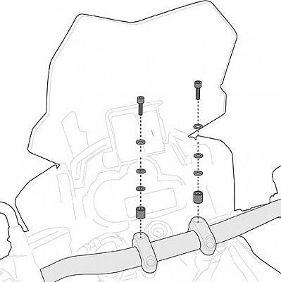 Givi 04SKIT, Montagekit - Original von Givi