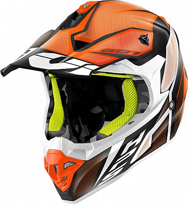 Givi 60.1 Invert, Crosshelm - Matt Schwarz/Orange/Weiß - S (56) von Givi