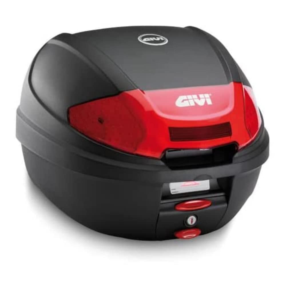 Givi E300N2 E300Monolock Topcase mit neuen Verschluss mit Platte schwarz matt oder Max Zuladung 3 kg von Givi