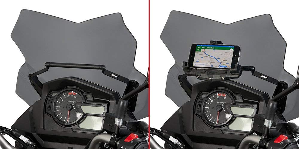 Givi FB3112 Halterung zur Montage am Windschild für Navi, TU EU von Givi