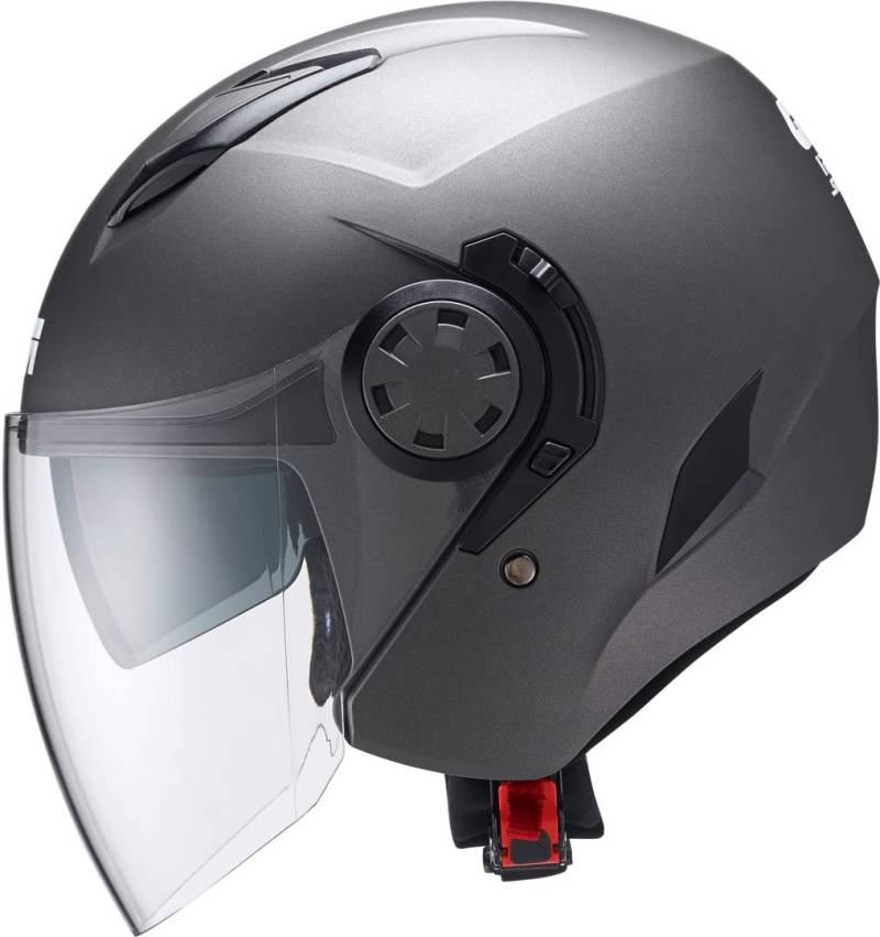 Givi HPS 12.3 Stratos DEMI-Jet-Helm, Titan Grau, XS von Givi