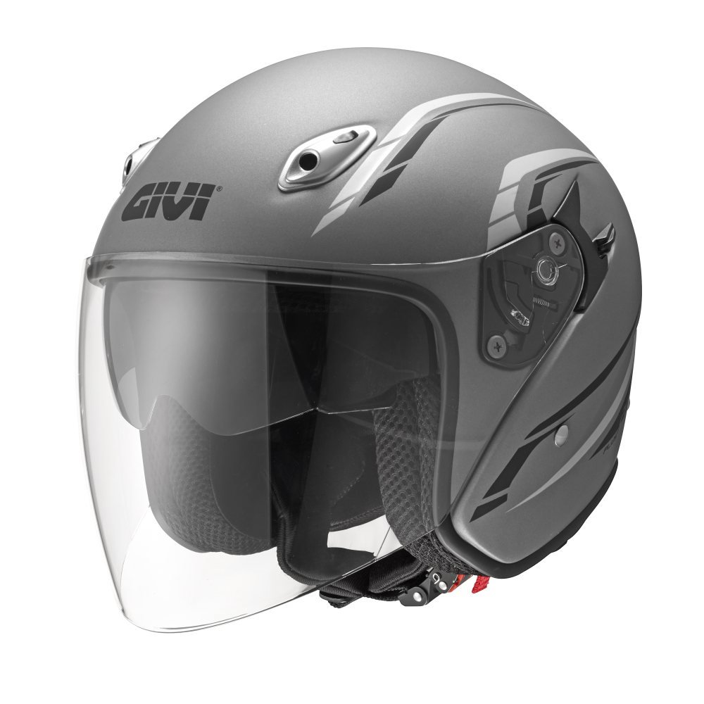 Givi HPS 20.6 Jet-Helm-Fiberglas-J2 Plus, Titanium, L von Givi