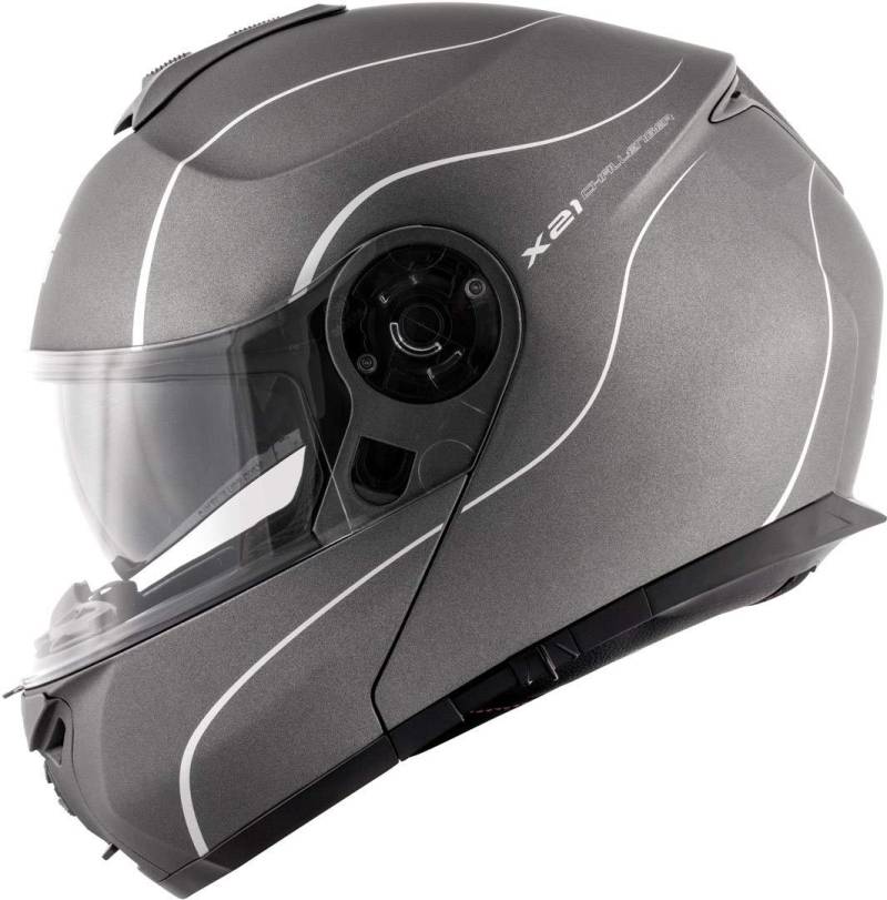 Givi HPS HX21 Klapphelm Challenger, Titan Matt, XL von Givi