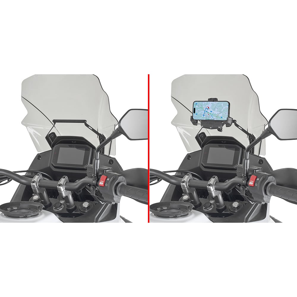 Givi Navi-Haltestrebe am Windschild FB1201 für Honda XL 750 Trans Givi Navi-Haltestrebe am Windschild FB1201 für Honda XL 750 Trans von Givi