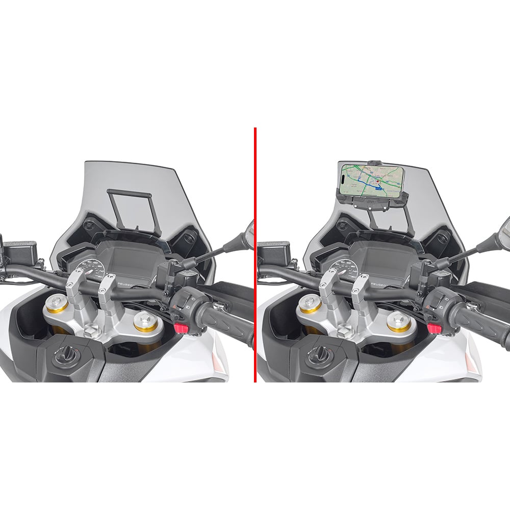 Givi Navi-Haltestrebe am Windschild FB8102 für Peogeot XP 400 Givi Navi-Haltestrebe am Windschild FB8102 für Peogeot XP 400 von Givi