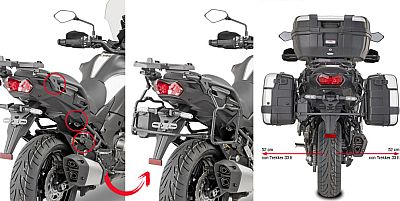 Givi PLR, Kofferträger Monokey abnehmbar Givi PLR, Kofferträger Monokey abnehmbar von Givi