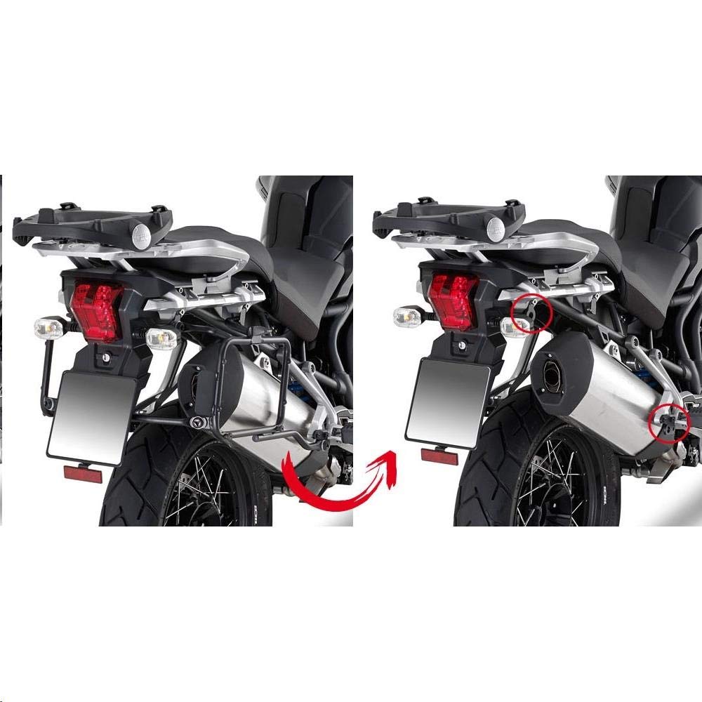 Givi PLR6408 Rapid Seitenkoffer-Träger Stahlrohr abnehmbar, Schwarz, Größe 40 Givi PLR6408 Rapid Seitenkoffer-Träger Stahlrohr abnehmbar, Schwarz, Größe 40 von Givi