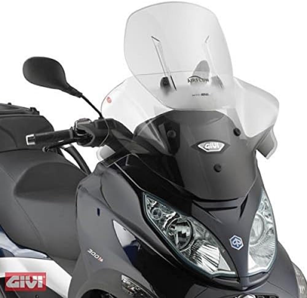 Givi Tourenscheibe Airflow Piaggio MP3 Business/Sport 500/ Touring 300/400/ LT 11-13 klar, TU EU Givi Tourenscheibe Airflow Piaggio MP3 Business/Sport 500/ Touring 300/400/ LT 11-13 klar, TU EU von Givi