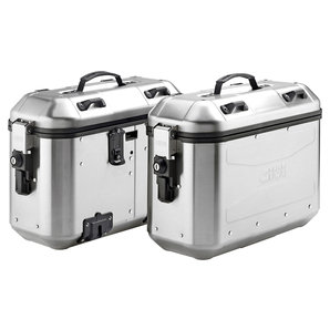 Givi Trekker 36 Dolomiti Aluminium-Koffersatz, Monokey Givi Trekker 36 Dolomiti Aluminium-Koffersatz, Monokey von Givi