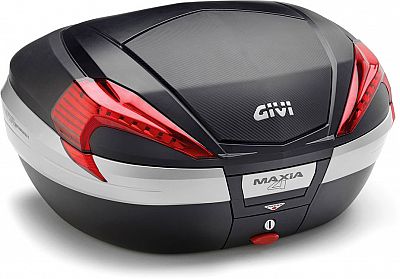 Givi V56 Maxia 4, Topcase Monokey - Schwarz/Silber/Schwarz Rot - 56 L von Givi