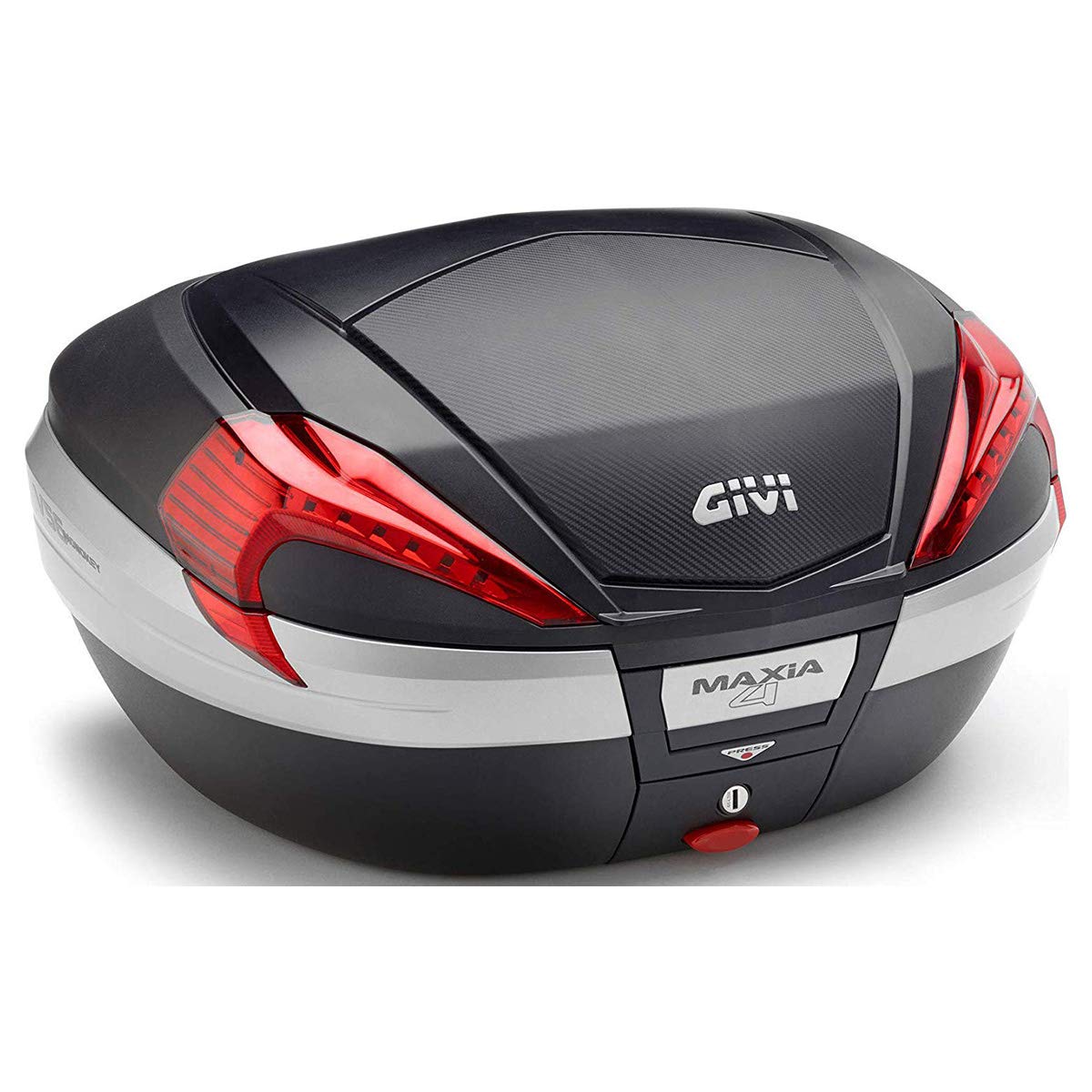 Givi V56NN Maxia 4 Monokey Topcase in Carbon Optik Roten Reflektoren von Givi