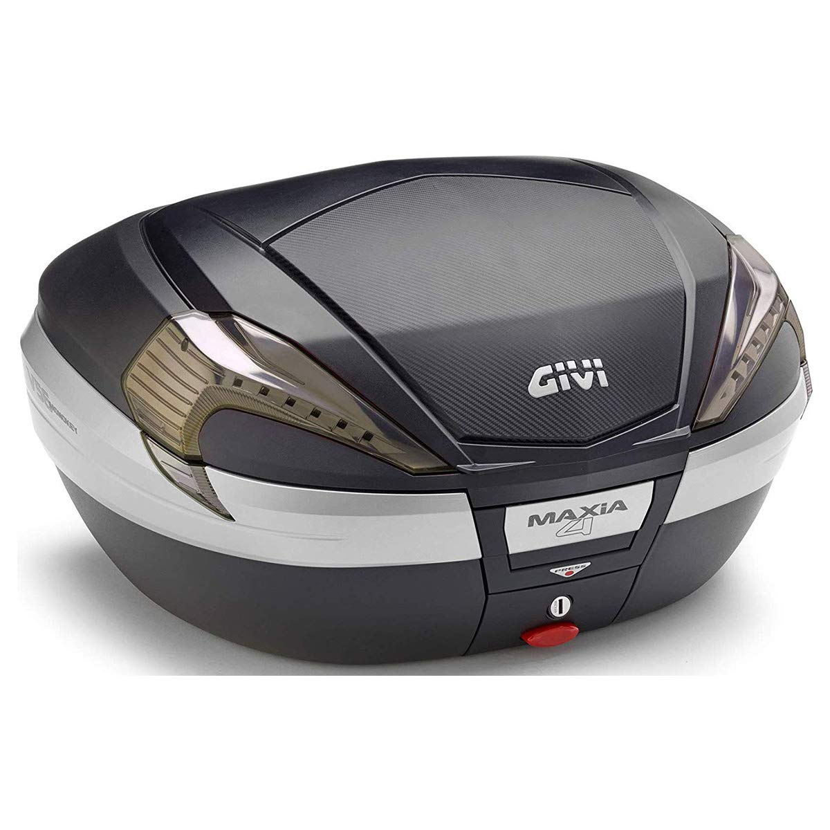 Givi V56NNT Maxia 4 Tech Monokey Topcase in Carbon Optik und Transparenten Reflektoren von Givi