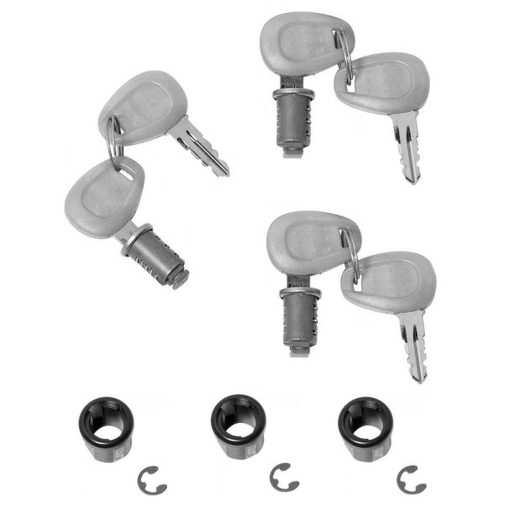Givi Z228A Gleichsperrendes-Schloss-Set, 3-Fach, Schwarz, Größe 40 Givi Z228A Gleichsperrendes-Schloss-Set, 3-Fach, Schwarz, Größe 40 von Givi