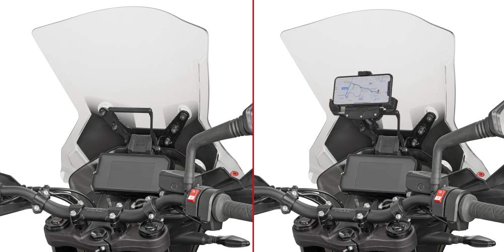Halterung zur Montage am Windschild für Navi Halterung zur Montage am Windschild für Navi von Givi
