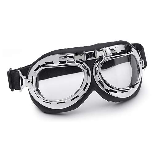 Kappa Brille für Jet Helme, Verchromt von Givi