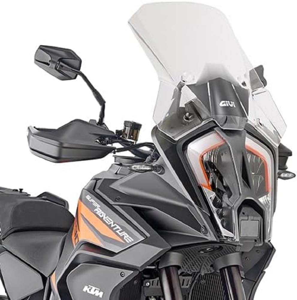 Windschild transparent, 445 mm hoch, 470 mm breit von Givi