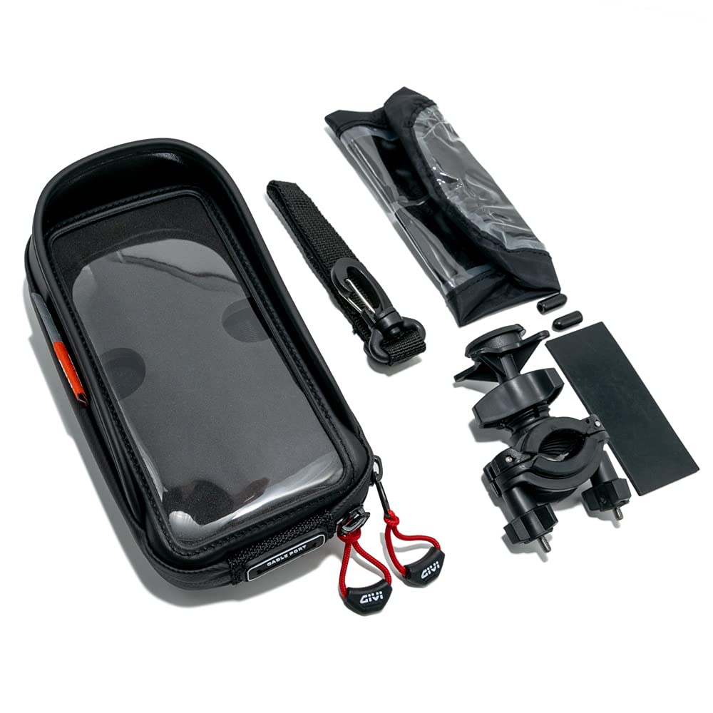 Givi S957B Wasserdichter Smartphone-Halter für Motorradlenker für iPhone/Galaxy von Givi