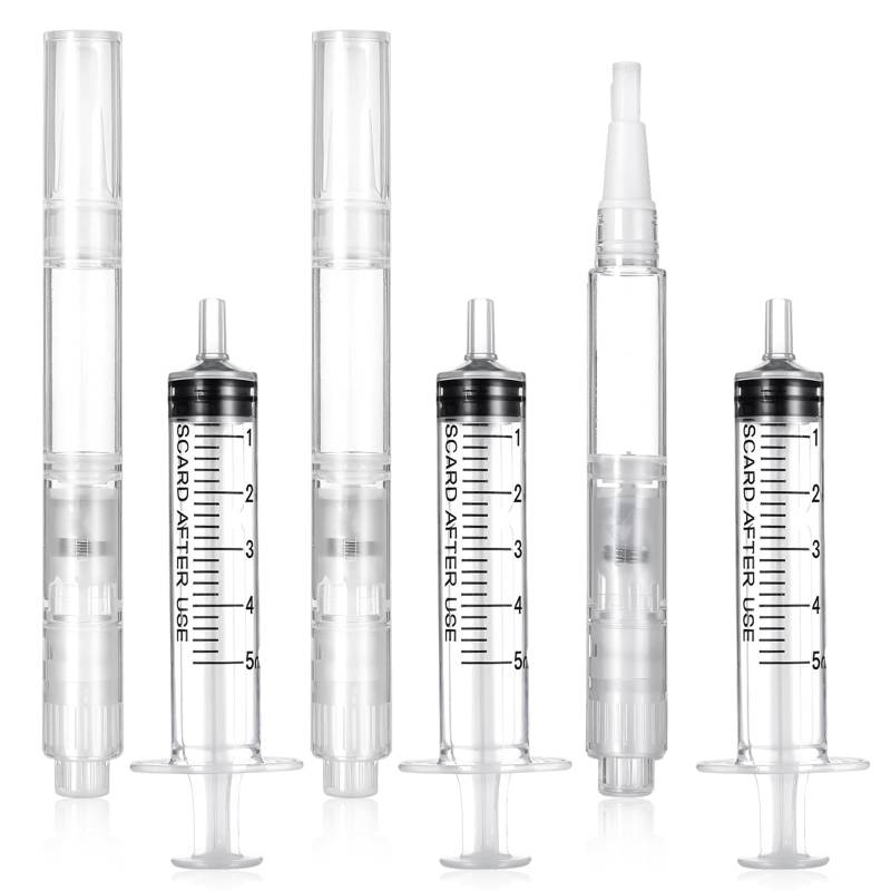 Gjinxi 6 x Nachfüllbarer Lackstift Marker 3 ml Befüllbare Ausbesserungsstifte Pinselstifte mit Spritze Set Wasserpinselstift Leerer Wasserpinsel Stifte Paint Pen Wandfarbe Ausbessern Möbeln Tapeten von Gjinxi