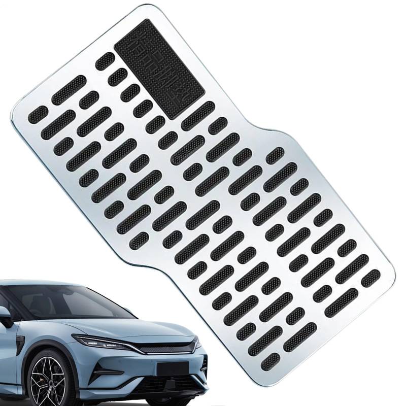 GjnjfdF Autofußmatte - Fahrer-Fußmatte,Rostfreie Anti-Rutsch Pedalplatten Verschleißfest Bequem Für Lange Autofahrten Damen von GjnjfdF
